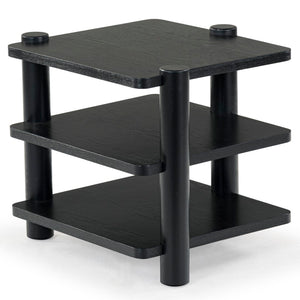 Safavieh Edisyn 3 Shelf Wood Accent Table Black SFV2176B