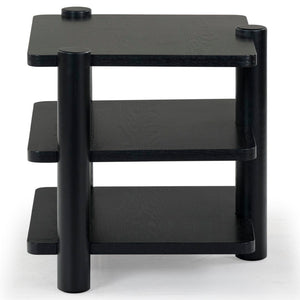 Safavieh Edisyn 3 Shelf Wood Accent Table Black SFV2176B