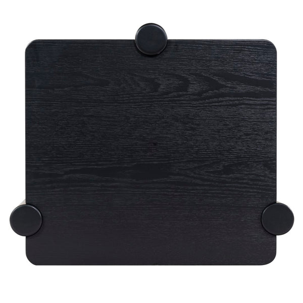 Safavieh Edisyn 3 Shelf Wood Accent Table Black SFV2176B