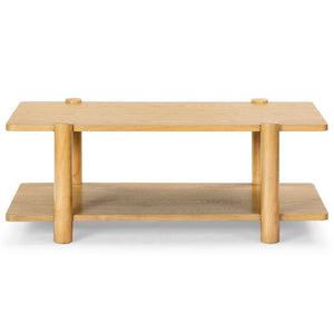 Safavieh Edisyn 2 Shelf Wood Coffee Table Natural SFV2177A