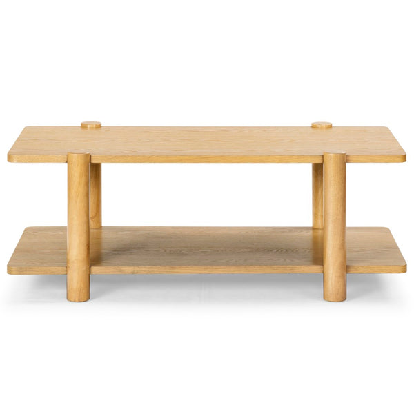 Safavieh Edisyn 2 Shelf Wood Coffee Table Natural SFV2177A