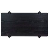 Safavieh Edisyn 2 Shelf Wood Coffee Table Black SFV2177B