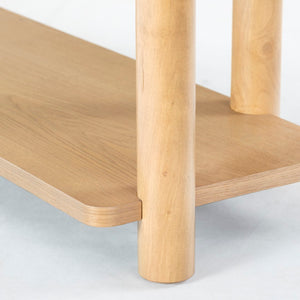 Safavieh Edisyn 3 Shelf Wood Console Table Natural SFV2178A