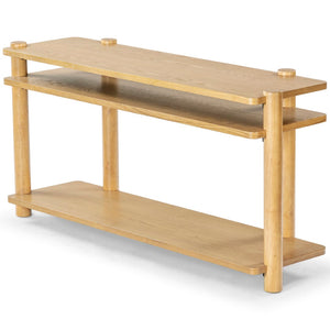 Safavieh Edisyn 3 Shelf Wood Console Table Natural SFV2178A