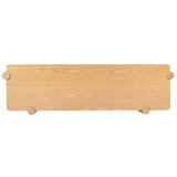 Safavieh Edisyn 3 Shelf Wood Console Table Natural SFV2178A