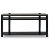 Safavieh Edisyn 3 Shelf Wood Console Table Black SFV2178B