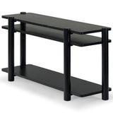 Safavieh Edisyn 3 Shelf Wood Console Table Black SFV2178B