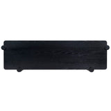 Safavieh Edisyn 3 Shelf Wood Console Table Black SFV2178B