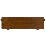 Safavieh Edisyn 3 Shelf Wood Console Table Medium Oak SFV2178C