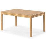 Safavieh Harriette 60" Rectangle Dining Table Natural SFV2179A