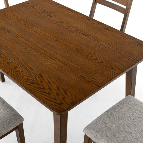 Safavieh BELLALEXA 48" Wood Dining Table – Stylish Centerpiece for Modern Homes, Durable Design for All Occasions Medium Oak SFV2181B
