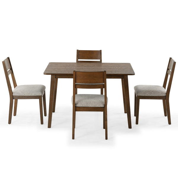 Safavieh BELLALEXA 48" Wood Dining Table – Stylish Centerpiece for Modern Homes, Durable Design for All Occasions Medium Oak SFV2181B