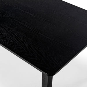 Safavieh Bellalexa 48" Wood Dining Table - Elegant Rubberwood Design For Timeless Dining Experience At Home Black Wood Sfv2181a