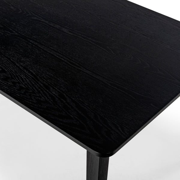 Safavieh Bellalexa 48" Wood Dining Table - Elegant Rubberwood Design For Timeless Dining Experience At Home Black Wood Sfv2181a