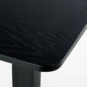 Safavieh Bellalexa 48" Wood Dining Table - Elegant Rubberwood Design For Timeless Dining Experience At Home Black Wood Sfv2181a