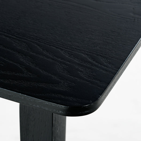 Safavieh Bellalexa 48" Wood Dining Table - Elegant Rubberwood Design For Timeless Dining Experience At Home Black Wood Sfv2181a