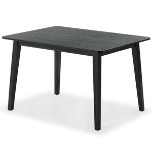 Safavieh Bellalexa 48" Wood Dining Table - Elegant Rubberwood Design For Timeless Dining Experience At Home Black Wood Sfv2181a