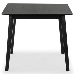 Safavieh Bellalexa 48" Wood Dining Table - Elegant Rubberwood Design For Timeless Dining Experience At Home Black Wood Sfv2181a