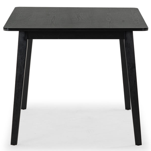 Safavieh Bellalexa 48" Wood Dining Table - Elegant Rubberwood Design For Timeless Dining Experience At Home Black Wood Sfv2181a