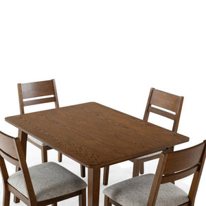 Safavieh Bellalexa 48" Wood Dining Table - Elegant Rubberwood Design For Timeless Dining Experience At Home Medium Oak Wood Sfv2181b