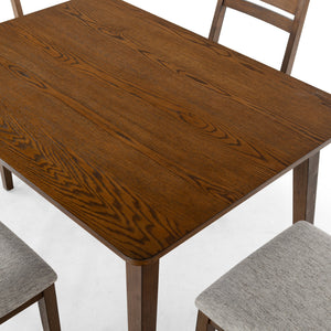 Safavieh Bellalexa 48" Wood Dining Table - Elegant Rubberwood Design For Timeless Dining Experience At Home Medium Oak Wood Sfv2181b