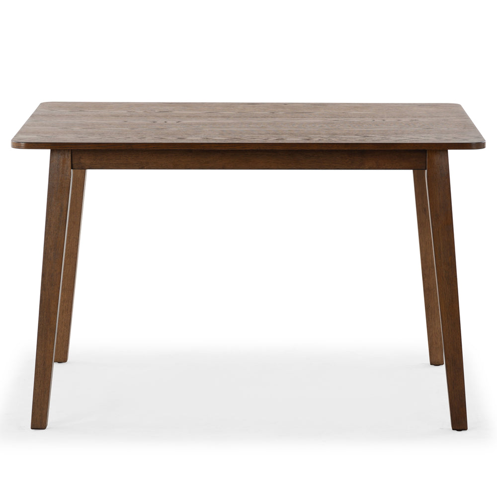 Safavieh Bellalexa 48" Wood Dining Table - Elegant Rubberwood Design For Timeless Dining Experience At Home Medium Oak Wood Sfv2181b