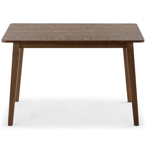 Safavieh Bellalexa 48" Wood Dining Table - Elegant Rubberwood Design For Timeless Dining Experience At Home Medium Oak Wood Sfv2181b