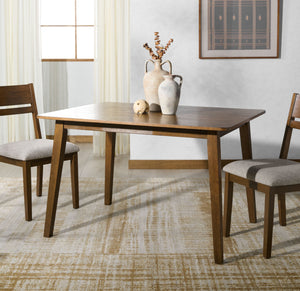 Safavieh Bellalexa 48" Wood Dining Table - Elegant Rubberwood Design For Timeless Dining Experience At Home Medium Oak Wood Sfv2181b