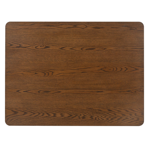 Safavieh Bellalexa 48" Wood Dining Table - Elegant Rubberwood Design For Timeless Dining Experience At Home Medium Oak Wood Sfv2181b