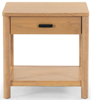 Safavieh Jaylessa Wood 1 Drawer End Table Natural SFV2182A