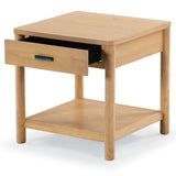 Safavieh Jaylessa Wood 1 Drawer End Table Natural SFV2182A