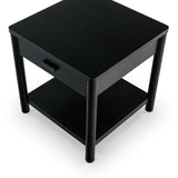 Safavieh Jaylessa Wood 1 Drawer End Table Black SFV2182B