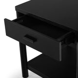 Safavieh Jaylessa Wood 1 Drawer End Table Black SFV2182B