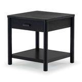 Safavieh Jaylessa Wood 1 Drawer End Table Black SFV2182B