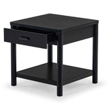 Safavieh Jaylessa Wood 1 Drawer End Table Black SFV2182B