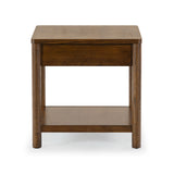 Safavieh Jaylessa Wood 1 Drawer End Table Medium Oak SFV2182C