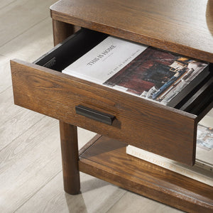 Safavieh JAYLESSA 1-Drawer End Table - Stylish Accent Piece for Living Rooms, Bedrooms & Entryways Storage Medium Oak SFV2182C