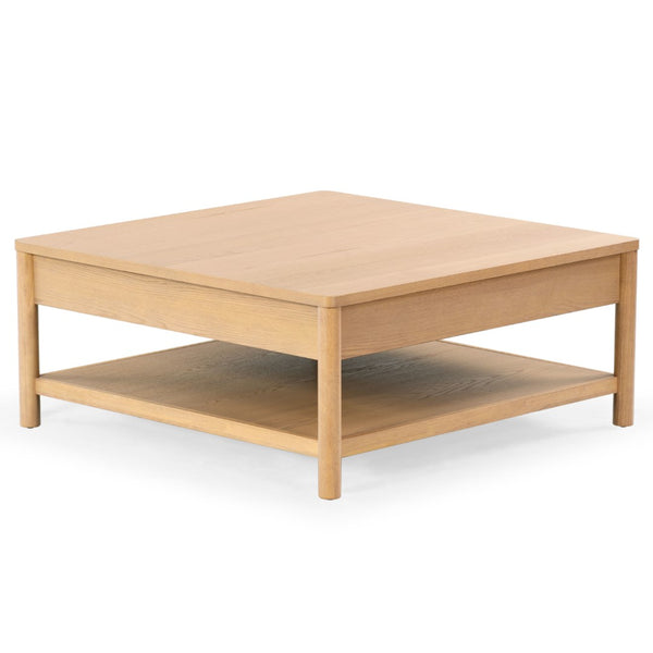 Safavieh Jaylessa Wood 1 Drawer Coffee Table Natural SFV2183A