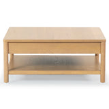 Safavieh Jaylessa Wood 1 Drawer Coffee Table Natural SFV2183A