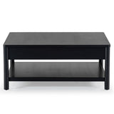 Safavieh Jaylessa Wood 1 Drawer Coffee Table Black SFV2183B