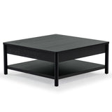 Safavieh Jaylessa Wood 1 Drawer Coffee Table Black SFV2183B