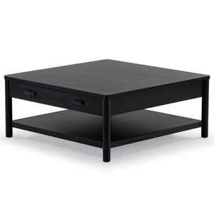 Safavieh Jaylessa Wood 1 Drawer Coffee Table Black SFV2183B
