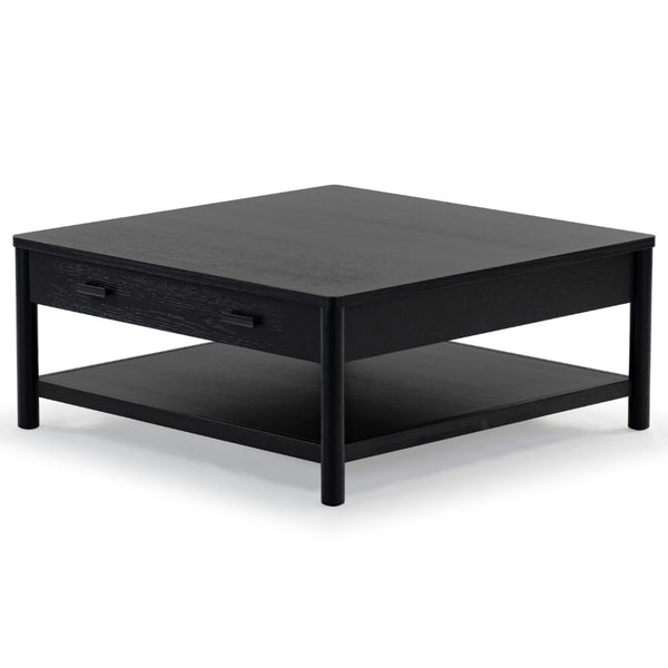 Safavieh Jaylessa Wood 1 Drawer Coffee Table Black SFV2183B