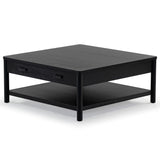 Safavieh Jaylessa Wood 1 Drawer Coffee Table Black SFV2183B