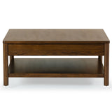 Safavieh Jaylessa Wood 1 Drawer Coffee Table Medium Oak SFV2183C