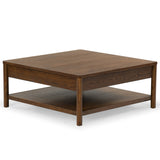 Safavieh Jaylessa Wood 1 Drawer Coffee Table Medium Oak SFV2183C