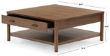 Safavieh Jaylessa Wood 1 Drawer Coffee Table Medium Oak SFV2183C