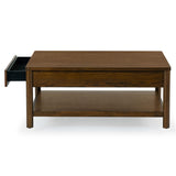 Safavieh Jaylessa Wood 1 Drawer Coffee Table Medium Oak SFV2183C