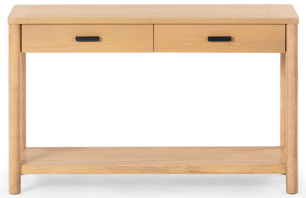 Safavieh JAYLESSA Console Table - Stylish 2-Drawer Design for Entryway, Living Room, or Dining Area Decor Natural SFV2184A