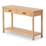 Safavieh Jaylessa Wood 2 Drawer Console Table Natural SFV2184A